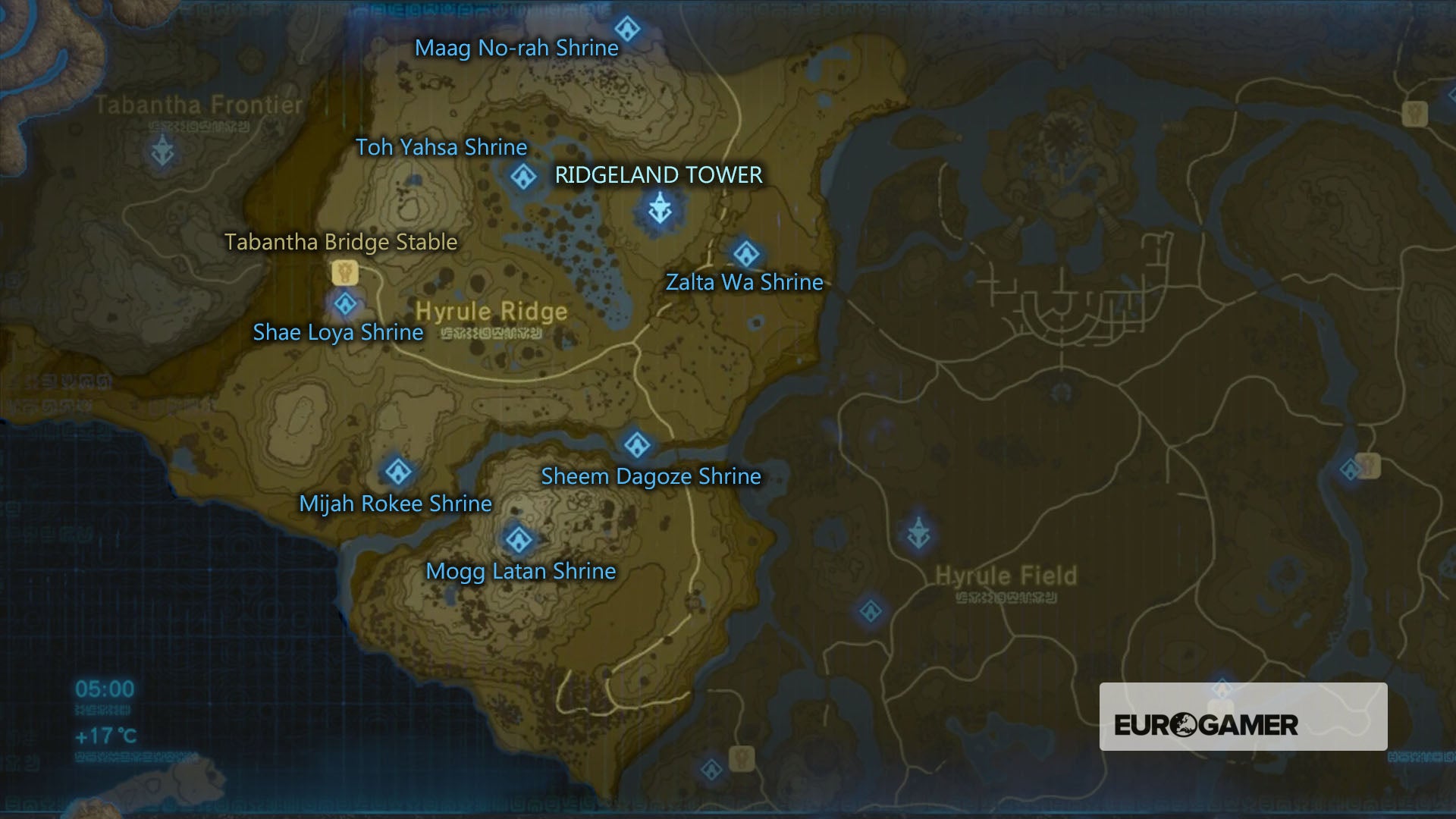 Zelda Breath of the Wild Shrine locations, Shrine maps for all regions